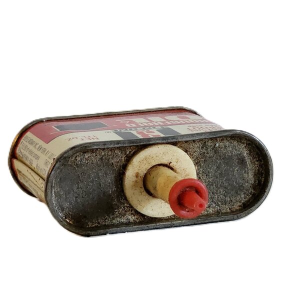 Vintage Collectible 3-IN-ONE Household Oil 1oz Can with Easy-Pour Spout Decor - Picture 6 of 7
